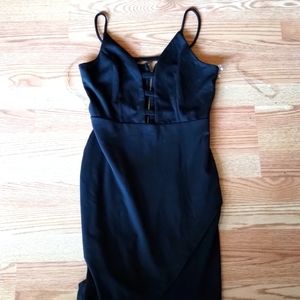 Sexy black cocktail dress